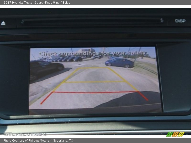 Ruby Wine / Beige 2017 Hyundai Tucson Sport