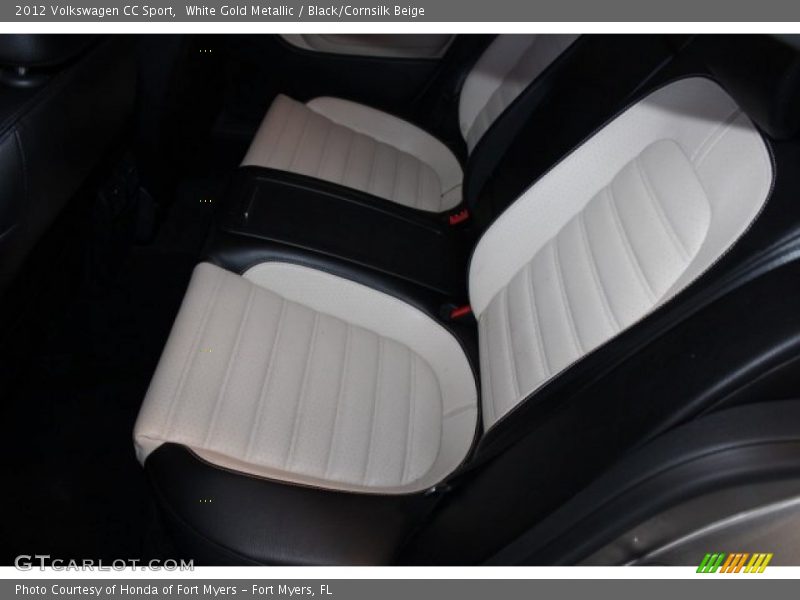 White Gold Metallic / Black/Cornsilk Beige 2012 Volkswagen CC Sport