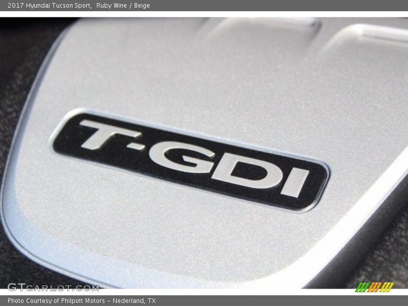 Ruby Wine / Beige 2017 Hyundai Tucson Sport