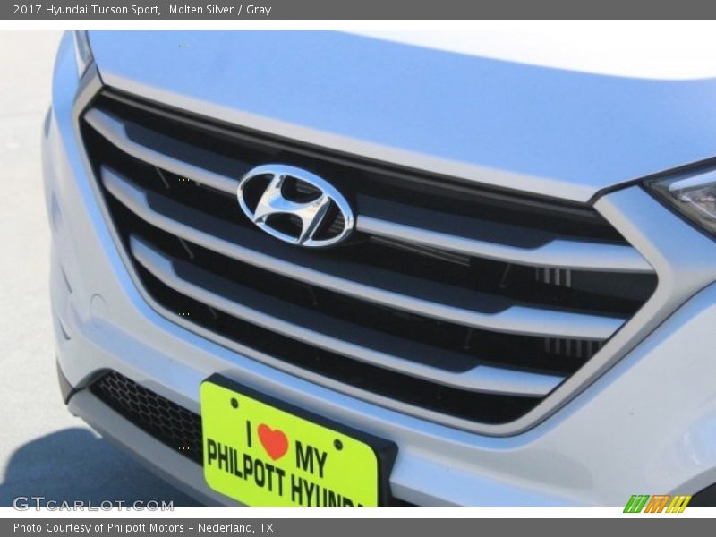 Molten Silver / Gray 2017 Hyundai Tucson Sport