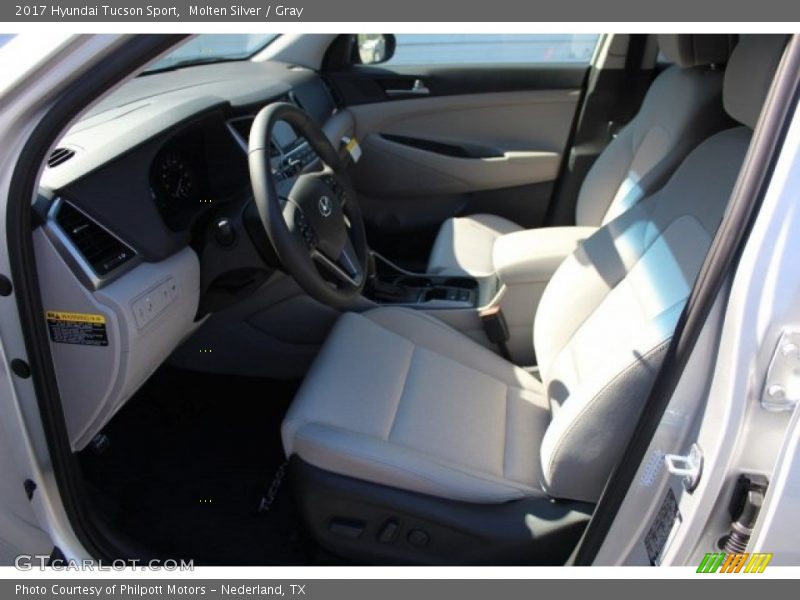 Molten Silver / Gray 2017 Hyundai Tucson Sport