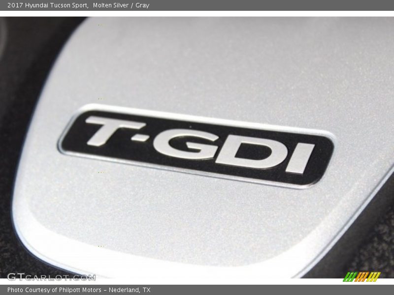 Molten Silver / Gray 2017 Hyundai Tucson Sport
