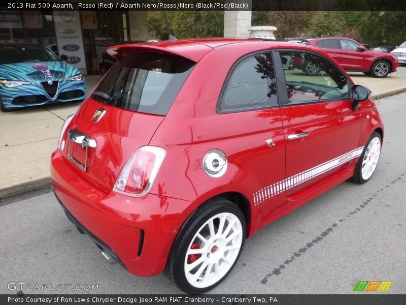 Rosso (Red) / Abarth Nero/Rosso/Nero (Black/Red/Black) 2013 Fiat 500 Abarth