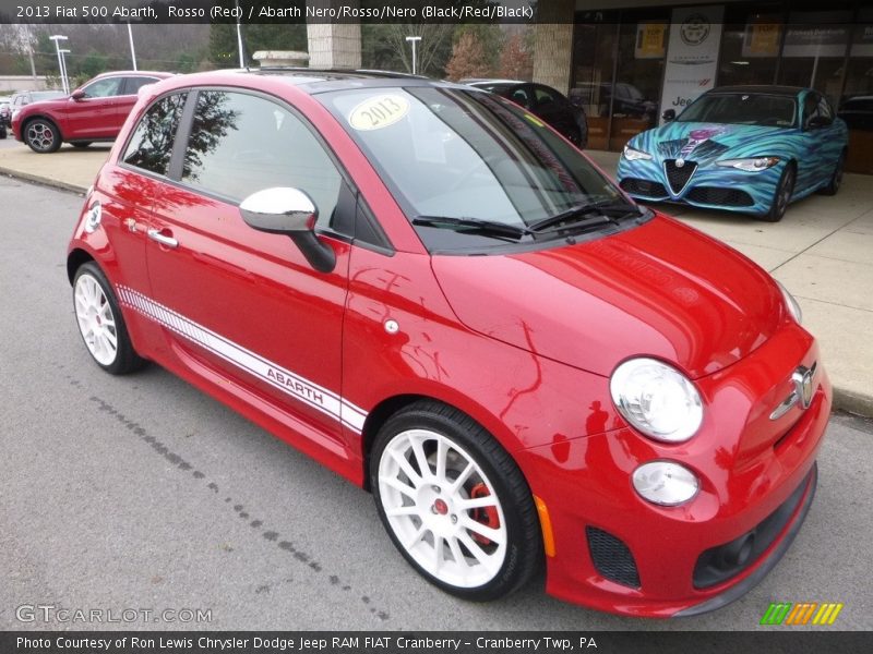 Rosso (Red) / Abarth Nero/Rosso/Nero (Black/Red/Black) 2013 Fiat 500 Abarth