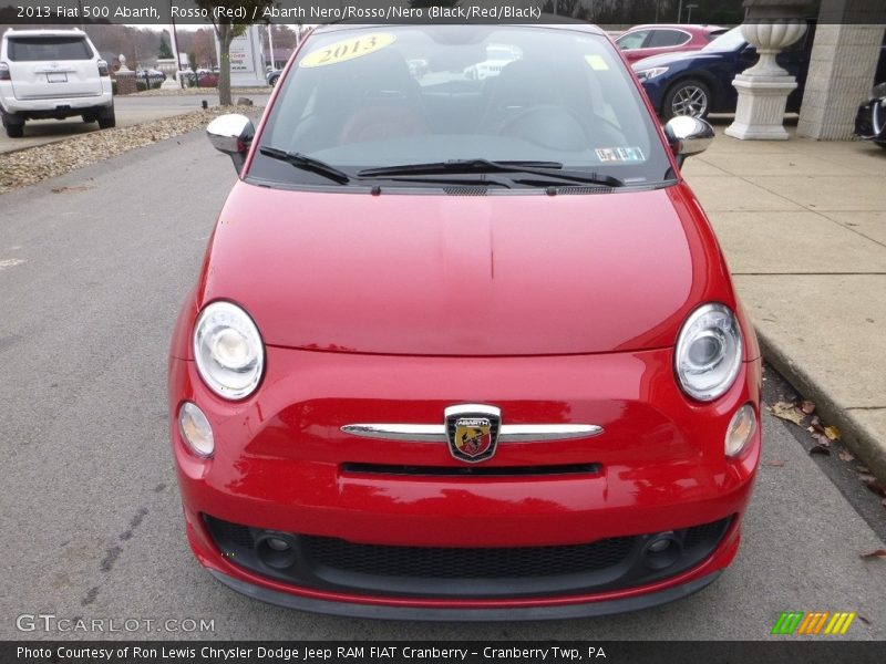 Rosso (Red) / Abarth Nero/Rosso/Nero (Black/Red/Black) 2013 Fiat 500 Abarth