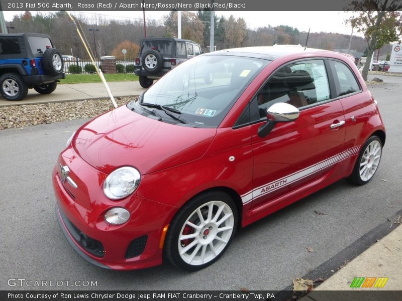 Rosso (Red) / Abarth Nero/Rosso/Nero (Black/Red/Black) 2013 Fiat 500 Abarth