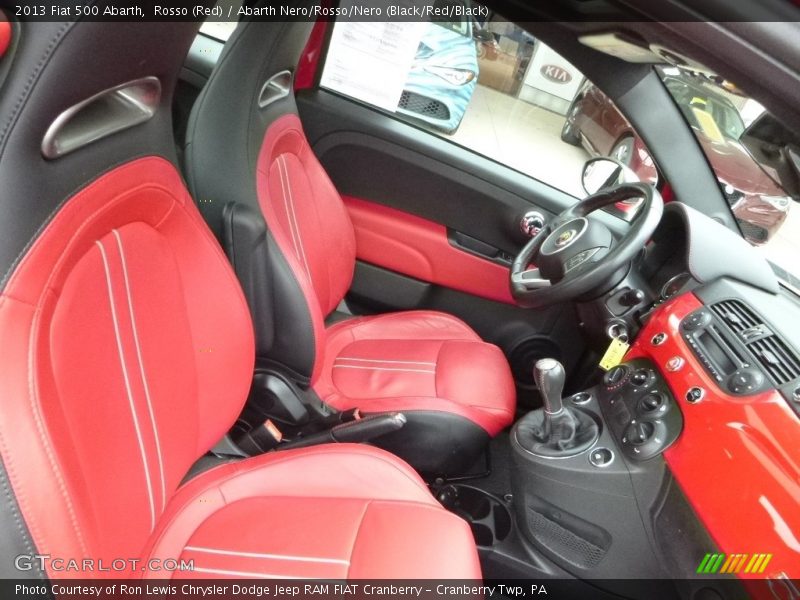 Rosso (Red) / Abarth Nero/Rosso/Nero (Black/Red/Black) 2013 Fiat 500 Abarth