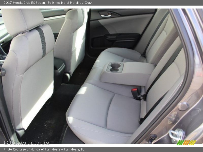 Polished Metal Metallic / Gray 2017 Honda Civic EX Sedan
