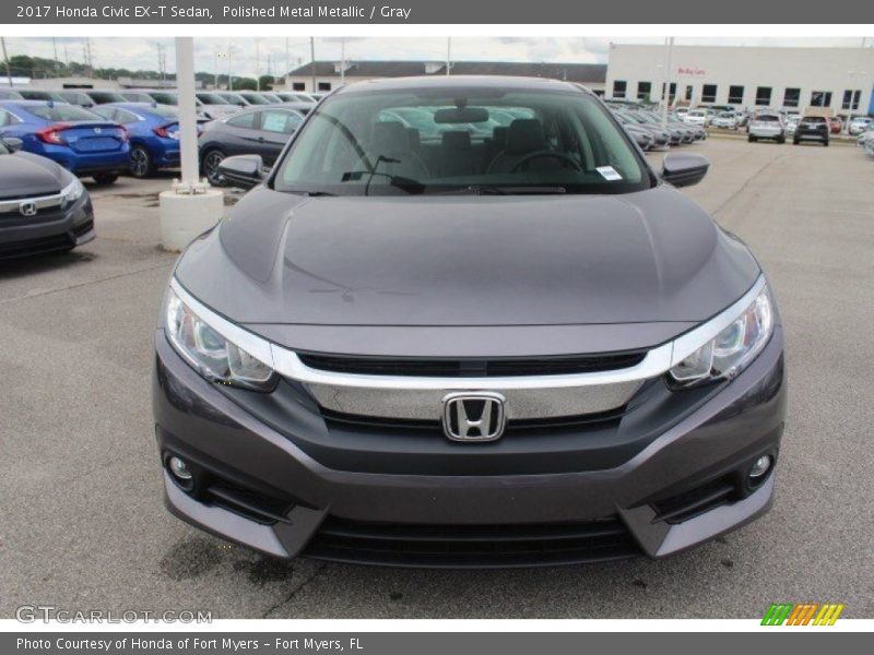 Polished Metal Metallic / Gray 2017 Honda Civic EX-T Sedan