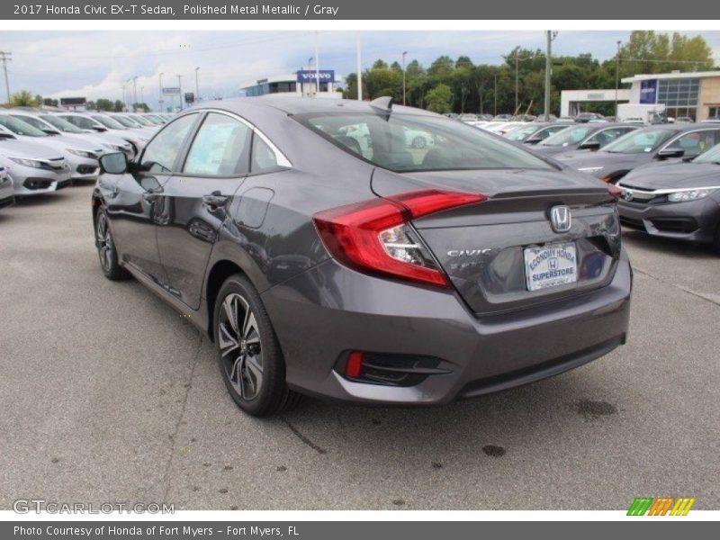 Polished Metal Metallic / Gray 2017 Honda Civic EX-T Sedan