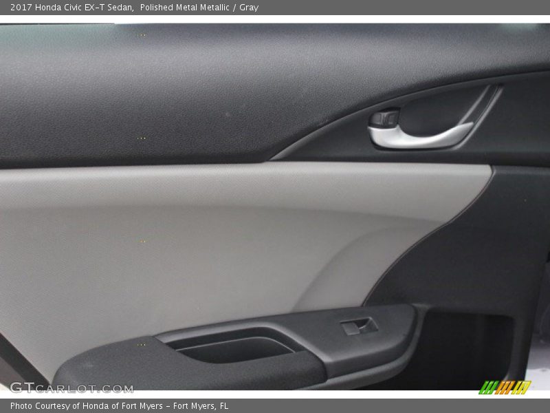 Polished Metal Metallic / Gray 2017 Honda Civic EX-T Sedan