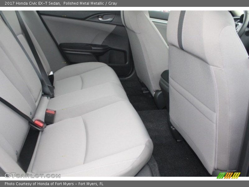 Polished Metal Metallic / Gray 2017 Honda Civic EX-T Sedan
