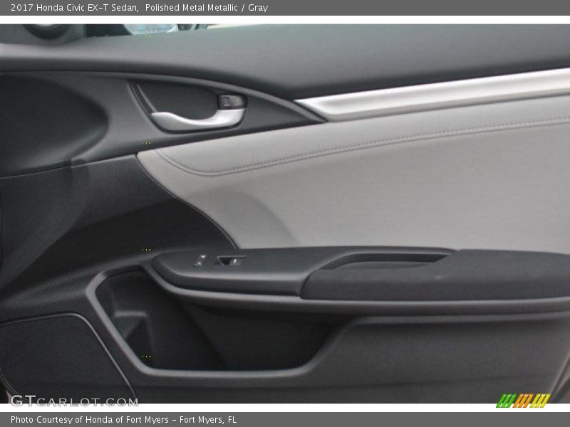 Polished Metal Metallic / Gray 2017 Honda Civic EX-T Sedan