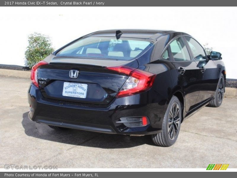 Crystal Black Pearl / Ivory 2017 Honda Civic EX-T Sedan