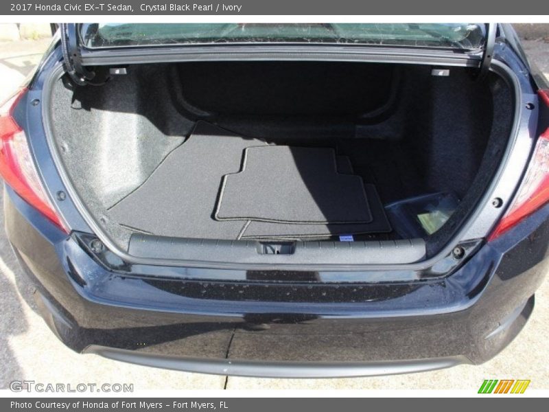 Crystal Black Pearl / Ivory 2017 Honda Civic EX-T Sedan