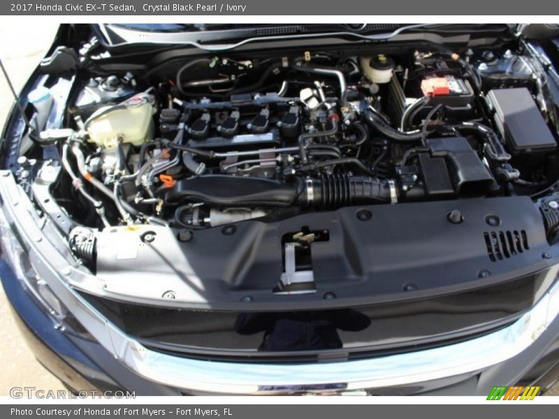 Crystal Black Pearl / Ivory 2017 Honda Civic EX-T Sedan