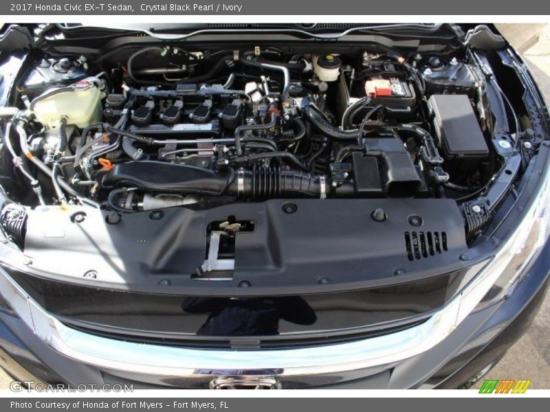 Crystal Black Pearl / Ivory 2017 Honda Civic EX-T Sedan