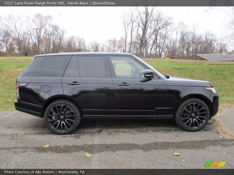 Narvik Black / Ebony/Ebony 2017 Land Rover Range Rover HSE