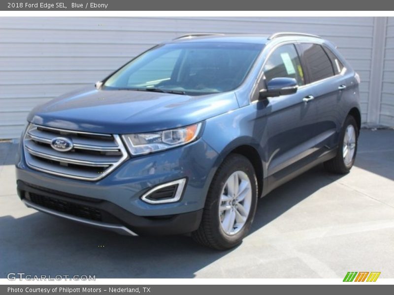 Blue / Ebony 2018 Ford Edge SEL