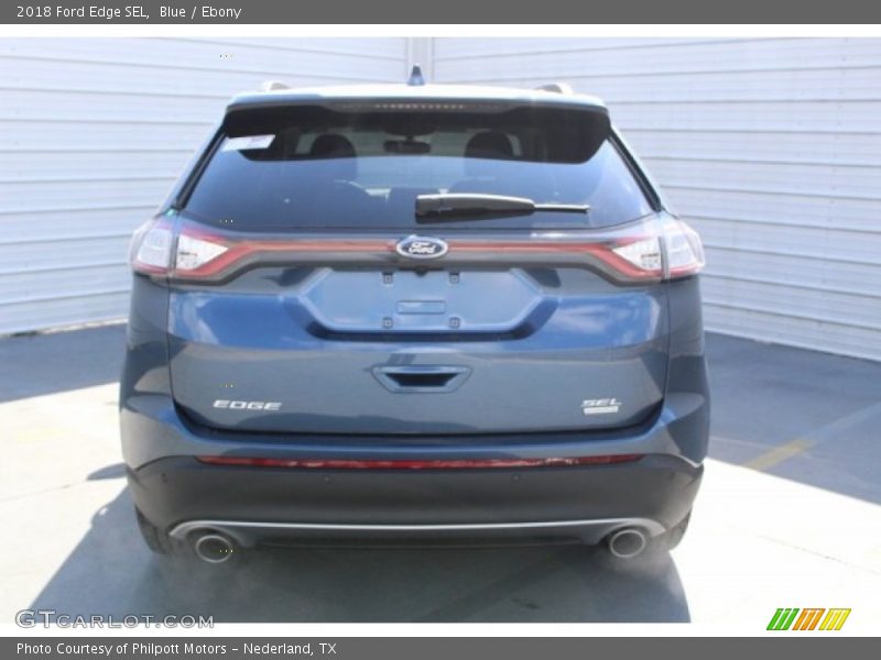 Blue / Ebony 2018 Ford Edge SEL
