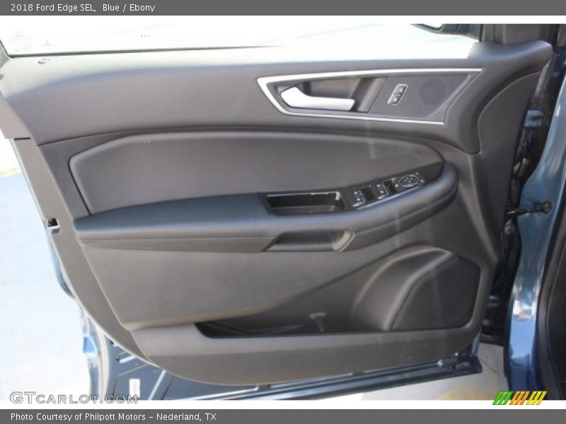 Blue / Ebony 2018 Ford Edge SEL