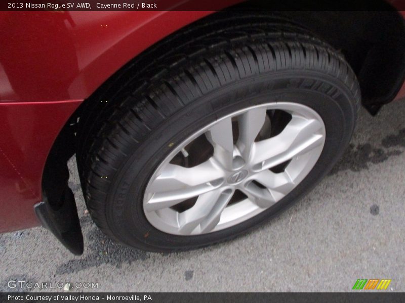 Cayenne Red / Black 2013 Nissan Rogue SV AWD