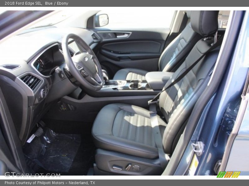 Blue / Ebony 2018 Ford Edge SEL