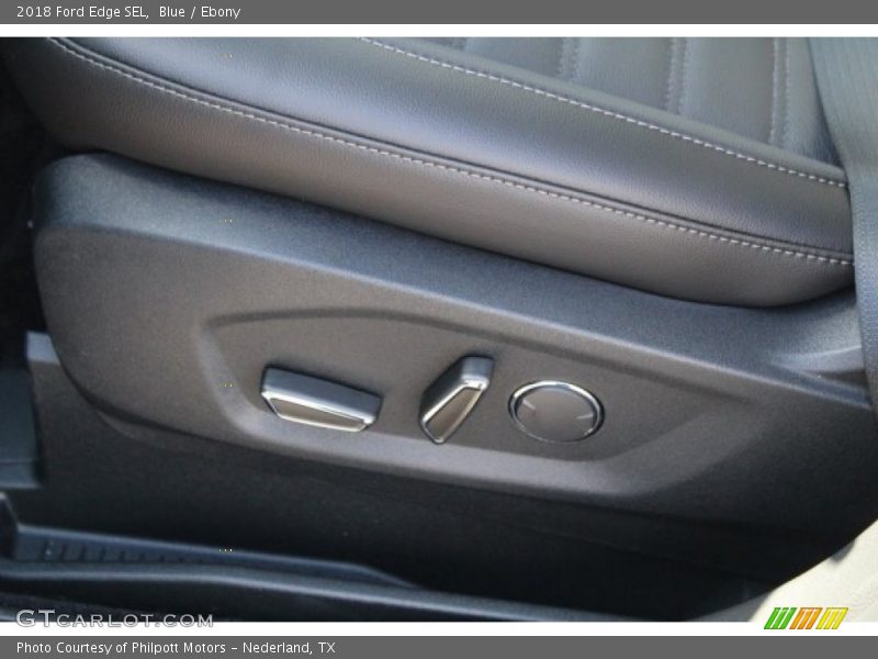 Blue / Ebony 2018 Ford Edge SEL