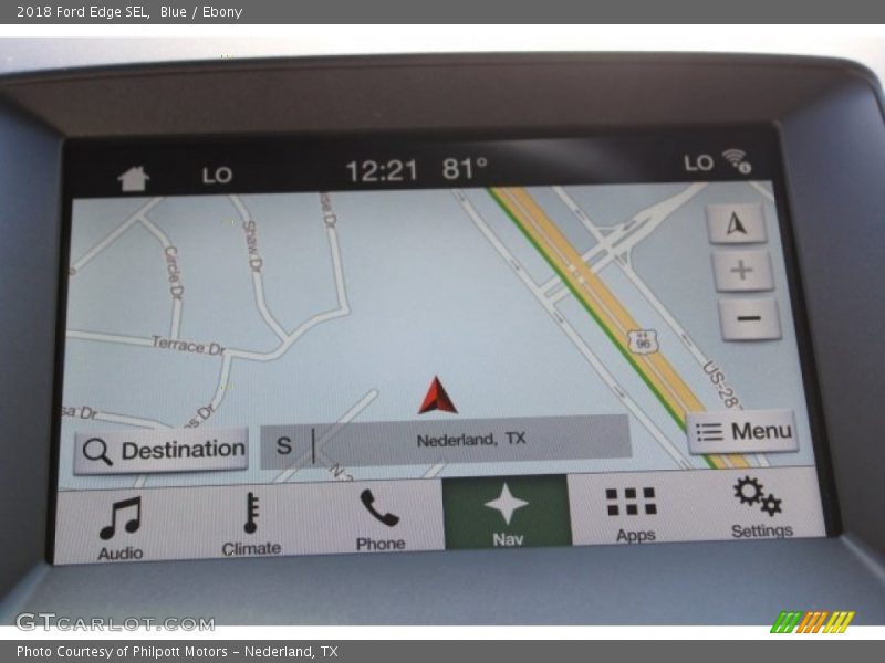 Blue / Ebony 2018 Ford Edge SEL