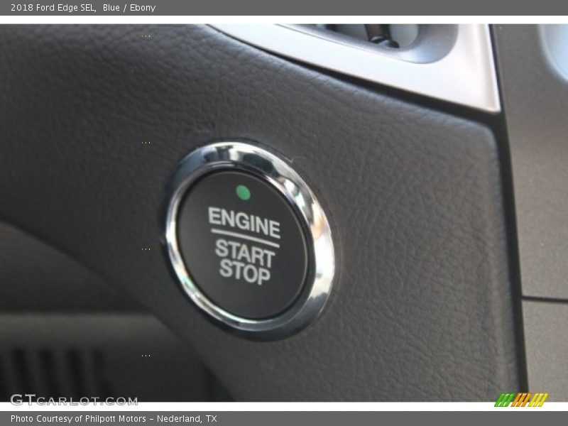 Blue / Ebony 2018 Ford Edge SEL