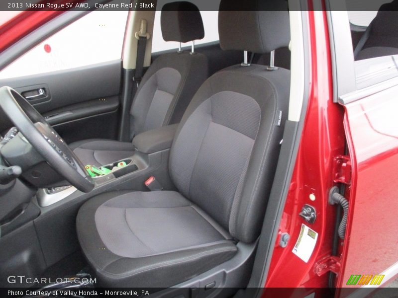 Cayenne Red / Black 2013 Nissan Rogue SV AWD