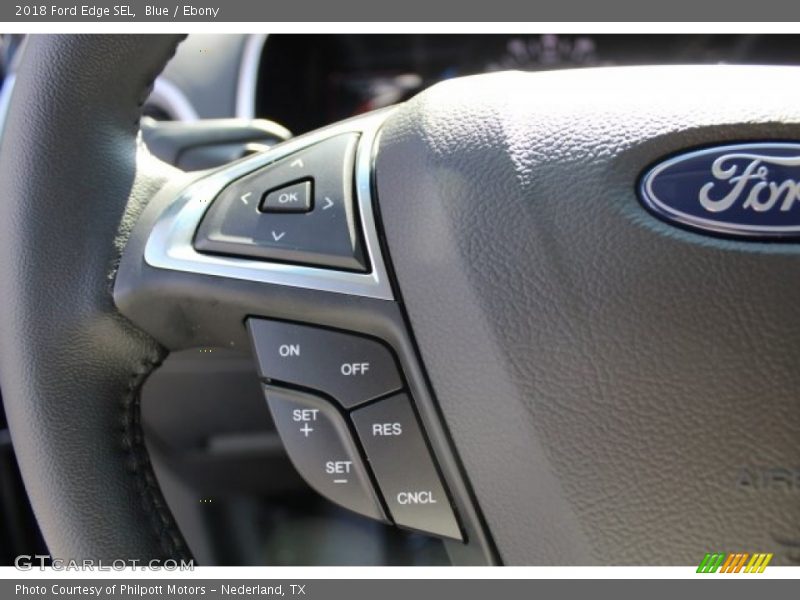 Blue / Ebony 2018 Ford Edge SEL