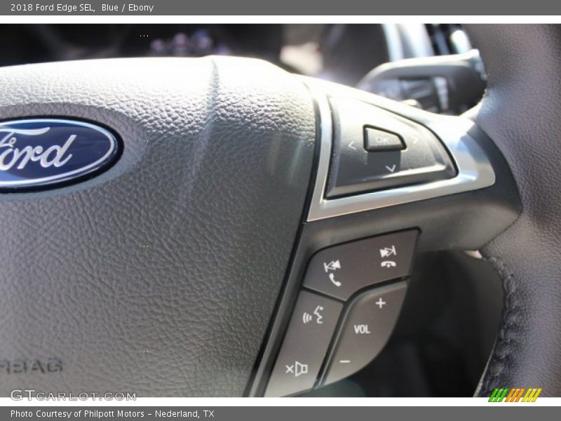 Blue / Ebony 2018 Ford Edge SEL