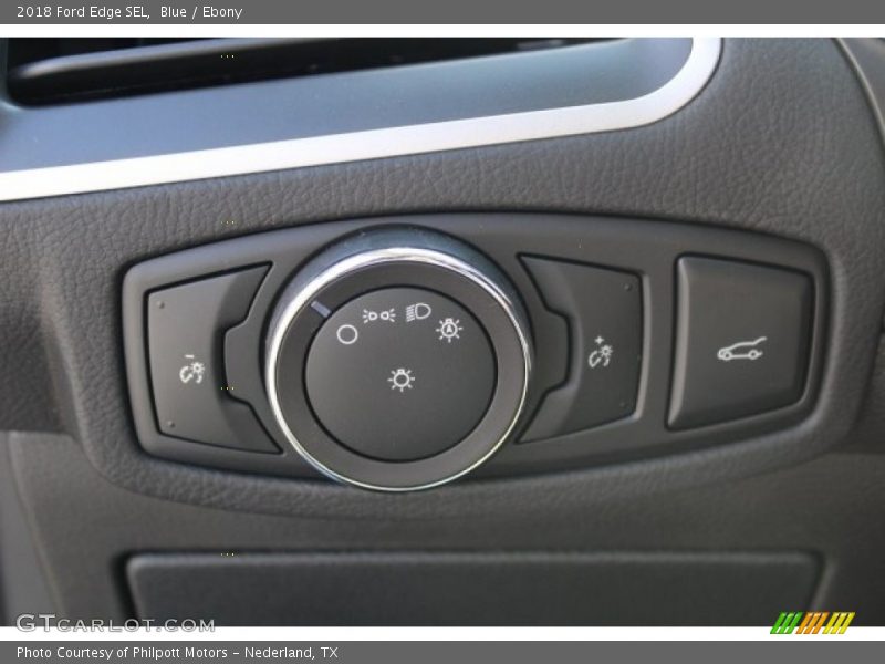 Blue / Ebony 2018 Ford Edge SEL