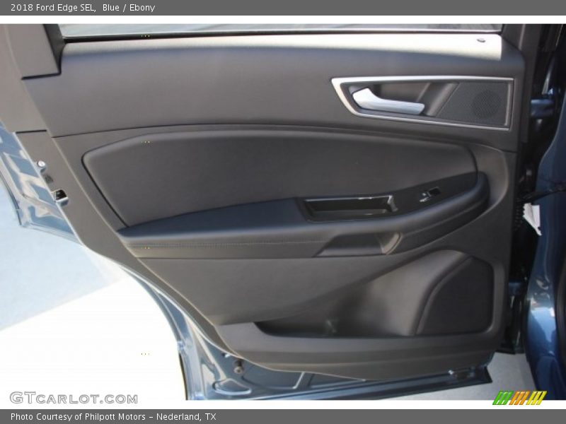 Blue / Ebony 2018 Ford Edge SEL