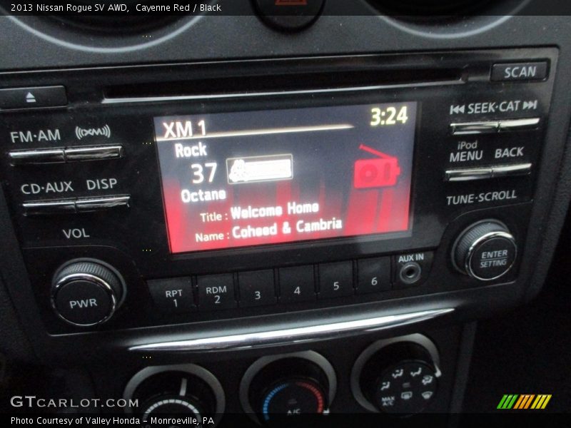 Cayenne Red / Black 2013 Nissan Rogue SV AWD