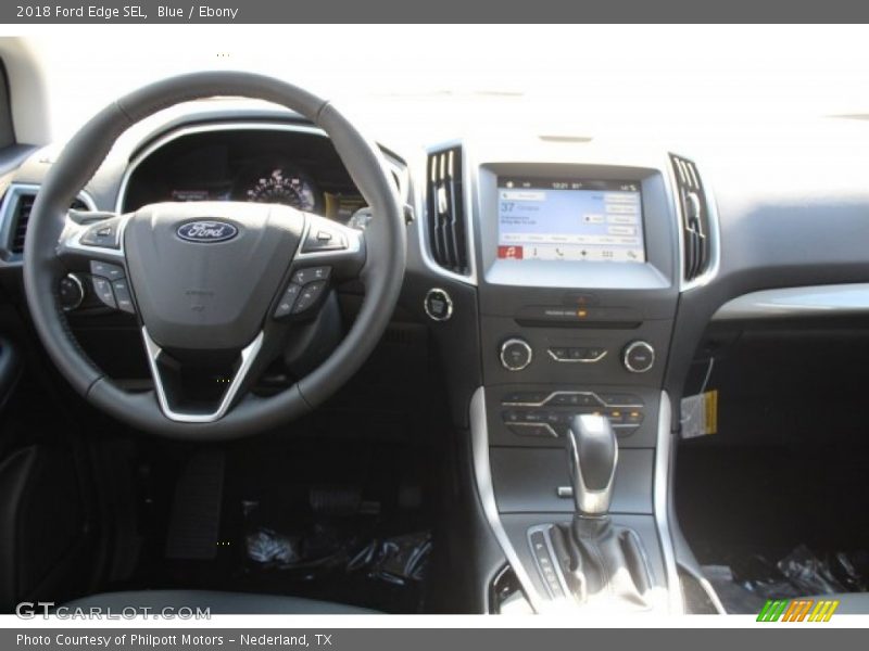 Blue / Ebony 2018 Ford Edge SEL