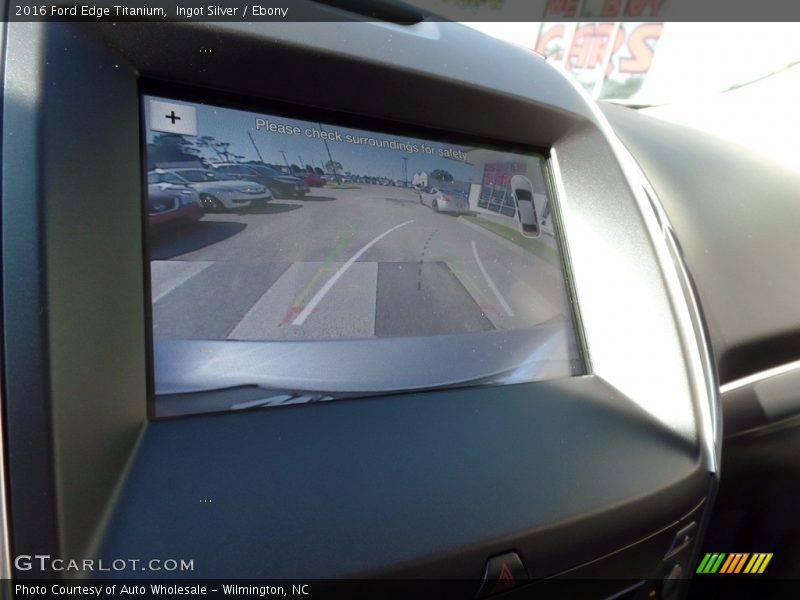 Ingot Silver / Ebony 2016 Ford Edge Titanium