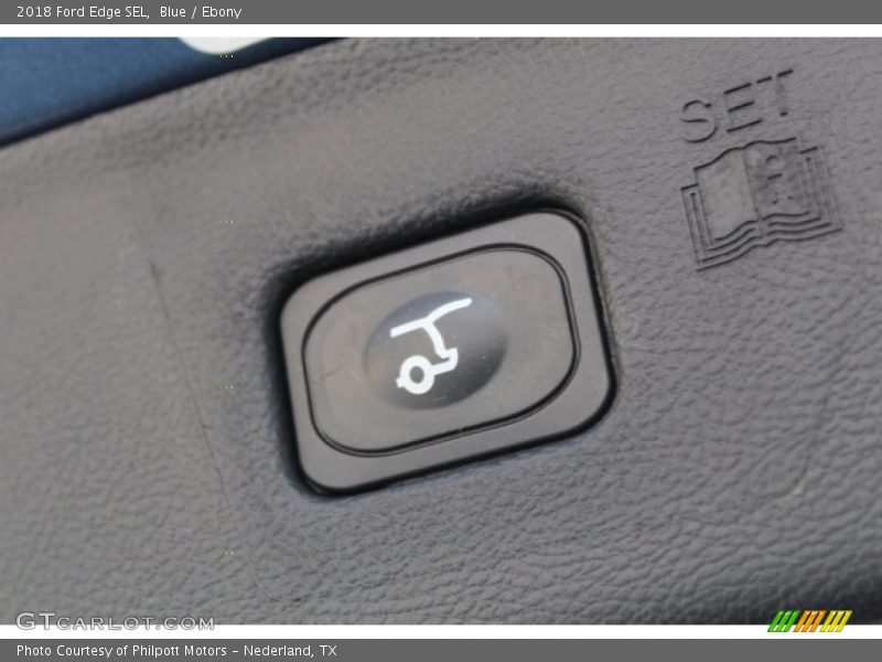 Blue / Ebony 2018 Ford Edge SEL