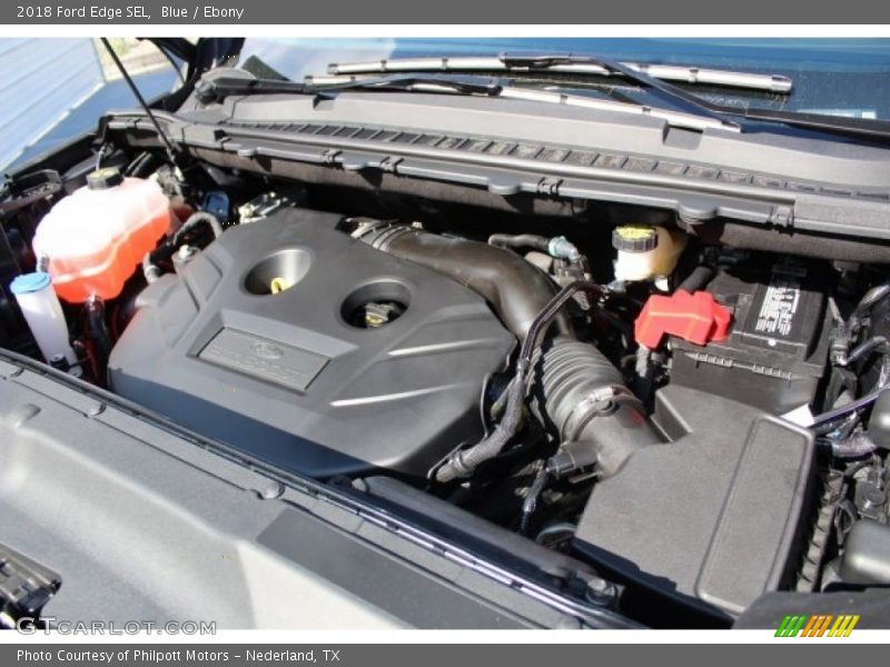 Blue / Ebony 2018 Ford Edge SEL