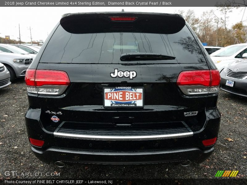 Diamond Black Crystal Pearl / Black 2018 Jeep Grand Cherokee Limited 4x4 Sterling Edition