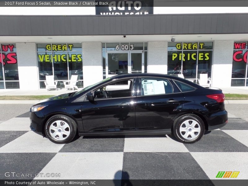 Shadow Black / Charcoal Black 2017 Ford Focus S Sedan