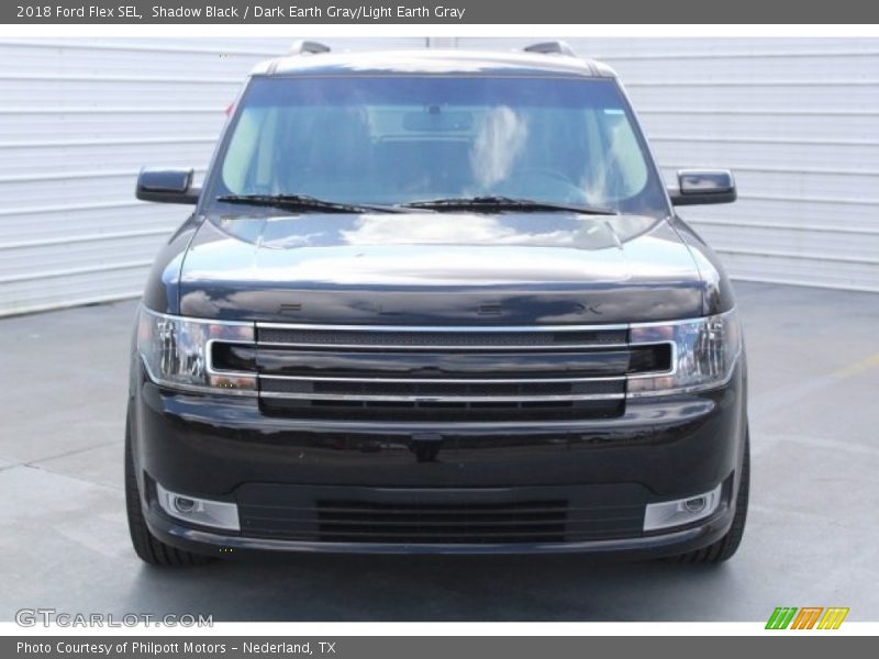 Shadow Black / Dark Earth Gray/Light Earth Gray 2018 Ford Flex SEL
