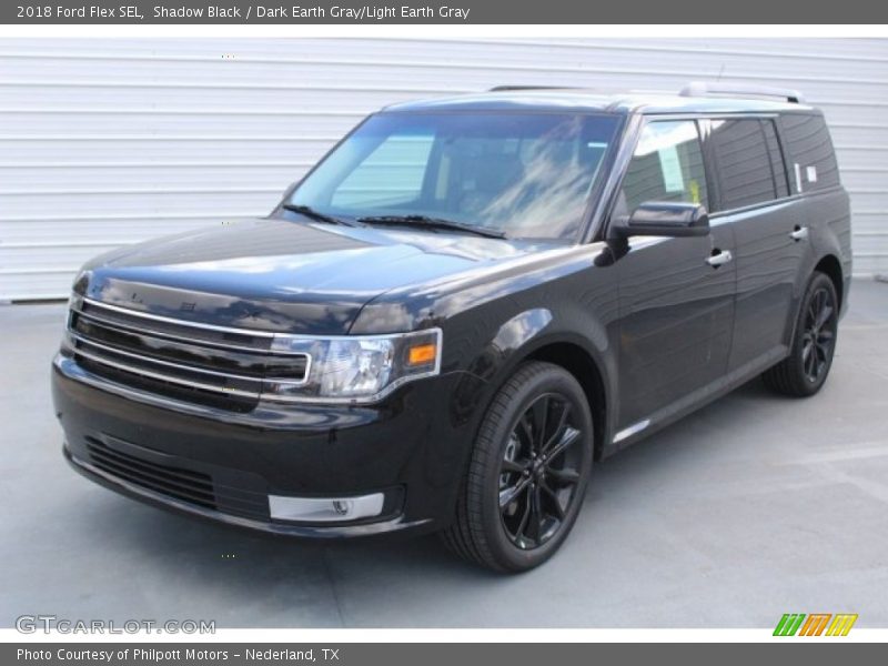 Shadow Black / Dark Earth Gray/Light Earth Gray 2018 Ford Flex SEL