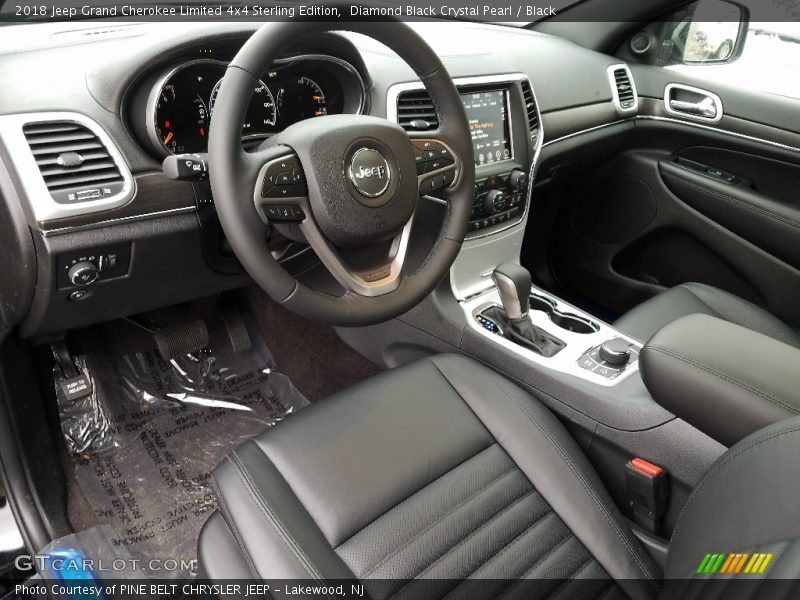 Diamond Black Crystal Pearl / Black 2018 Jeep Grand Cherokee Limited 4x4 Sterling Edition