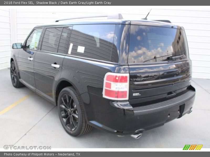 Shadow Black / Dark Earth Gray/Light Earth Gray 2018 Ford Flex SEL