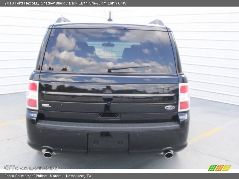 Shadow Black / Dark Earth Gray/Light Earth Gray 2018 Ford Flex SEL