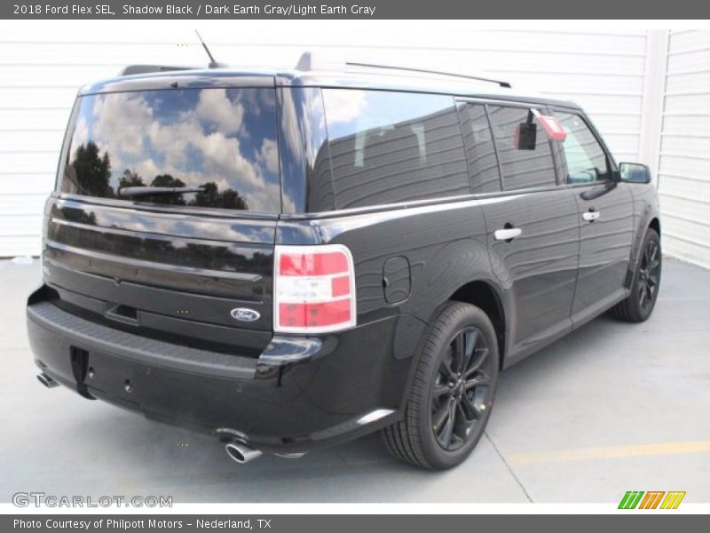 Shadow Black / Dark Earth Gray/Light Earth Gray 2018 Ford Flex SEL
