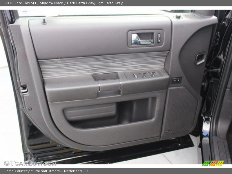 Shadow Black / Dark Earth Gray/Light Earth Gray 2018 Ford Flex SEL