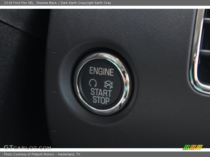 Shadow Black / Dark Earth Gray/Light Earth Gray 2018 Ford Flex SEL